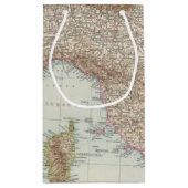 Italien nordliche Halfte, Karte von Norditalien Kleine Geschenktüte (Rückseite)