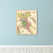 Italien Nordteil Leinwanddruck (Insitu (Holzboden))