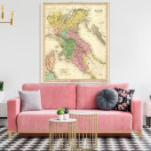 Italien Nordteil Leinwanddruck (Insitu (Wohnzimmer))