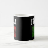 Italien - Not leidende italienische Flagge Kaffeetasse (Mittel)