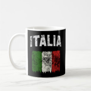 Italien - Not leidende italienische Flagge Kaffeetasse