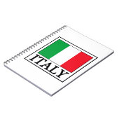 Italien Notizblock (Linke Seite)