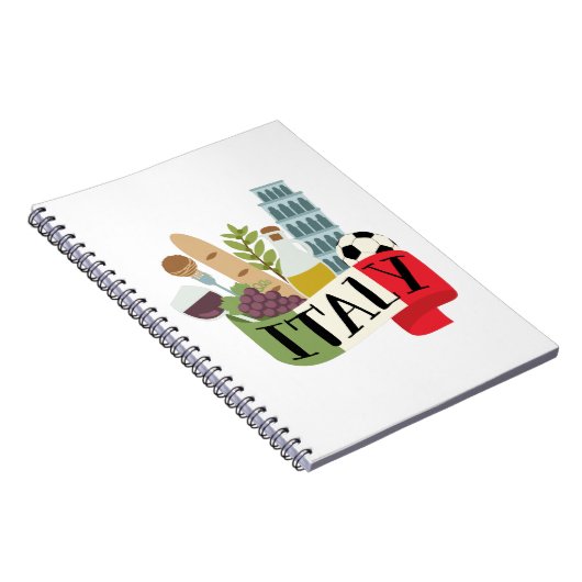 Italien Notizblock (Rechte Seite)