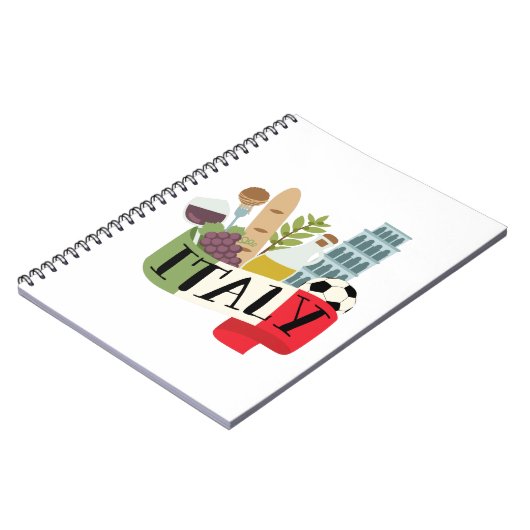 Italien Notizblock (Linke Seite)