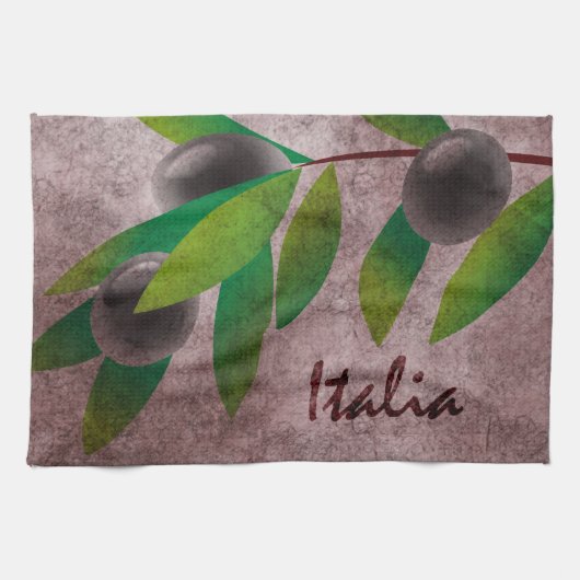 Italien-Oliven Handtuch (Horizontal)