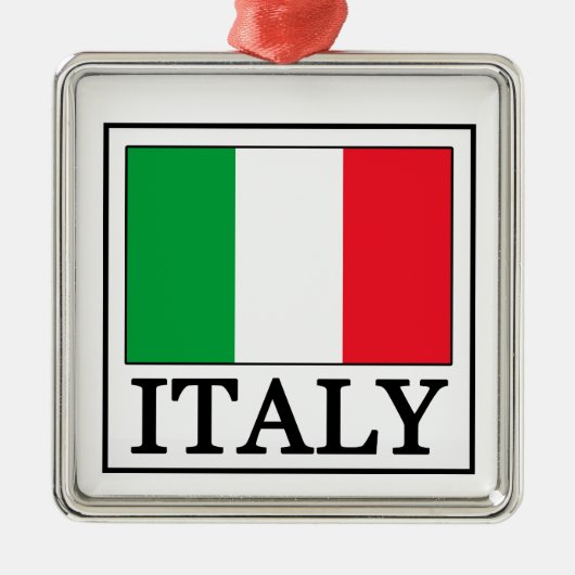 Italien-Ornament Ornament Aus Metall (Vorne)