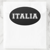 Italien Ovaler Aufkleber (Tasche)