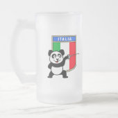 Italien - Panda Mattglas Bierglas (Links)