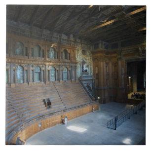 Italien, Parma, Teatro Farnese Fliese
