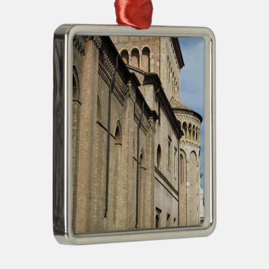 Italien, Parma, Turm der Kirche San Giovanni Ornament Aus Metall (Rechts)