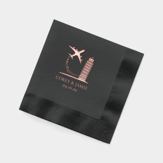 Italien Pass Servietten Mit Folie (Links)