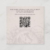 Italien Pass Wedding QR Begleitkarte (Vorderseite)