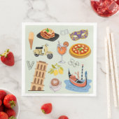 Italien perfekter Urlaub Serviette (Beispiel)