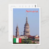 Italien - Piemont - Novara - Postkarte (Vorne/Hinten)