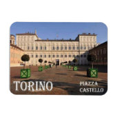 Italien - Piemont - Turin - Burgplatz - Magnet (Horizontal)