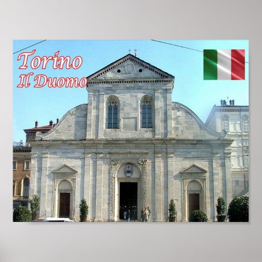 Italien - Piemont - Turin - Kathedrale - Poster (Vorne)