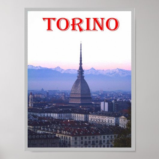 Italien - Piemont - Turin - La Mole Antonelliana - Poster (Vorne)