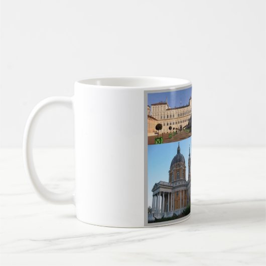Italien - Piemont - Turin - Mosaik - Kaffeetasse (Links)