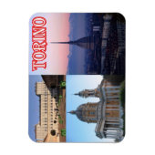 Italien - Piemont - Turin - Mosaik - Magnet (Vertikal)