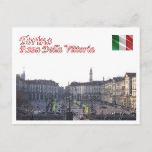 Italien - Piemont - Turin - Siegesplatz - Postkarte