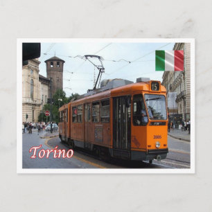 Italien - Piemont - Turin - Straßenbahn - Postkarte