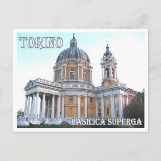 Italien - Piemont - Turin - Superga - Postkarte (Vorderseite)