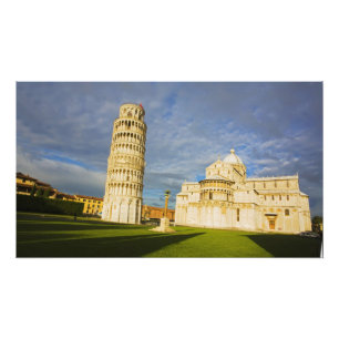 Italien, Pisa, Dom und Schiefer Turm, Pisa, 2 Fotodruck