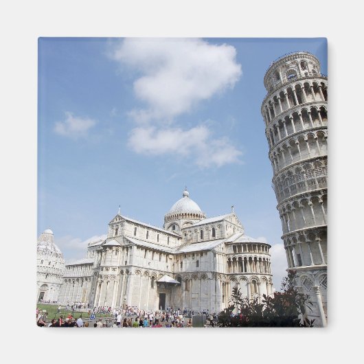 Italien, Pisa Kathedrale, Taufe und Schiefen Magnet (Vorne)