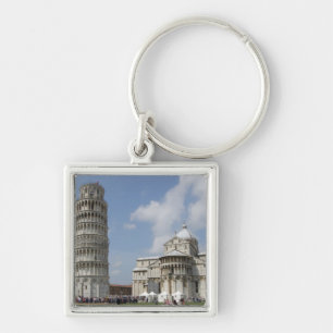 Italien, Pisa. Schiefer Turm von Pisa und Schlüsselanhänger