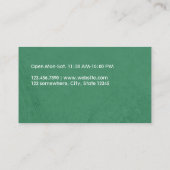 Italien Pizza Business Loyalty Punch Card Treuekarte (Rückseite)