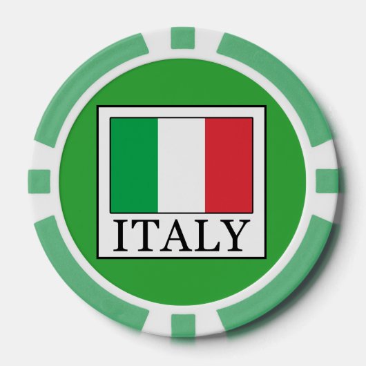 Italien Pokerchips (Vorderseite)
