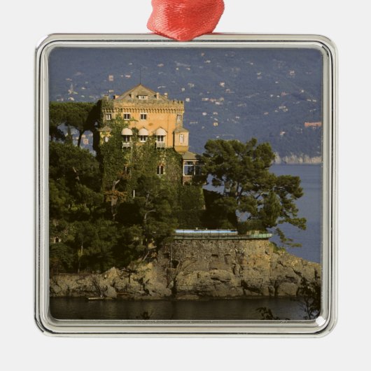 Italien, Portofino. Landschaftliches Leben Silbernes Ornament (Vorne)