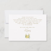 Italien Positano Amalfi Vespa Brautparty Dankeskarte (Rückseite)