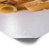 Italien, Positano Display Platte der rigatoni. Fotodruck (Ecke)