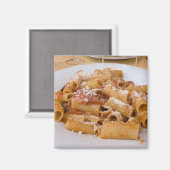 Italien, Positano Display Platte der rigatoni. Magnet (Vorderseite/Rückseite)