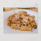 Italien, Positano Display Platte der rigatoni. Postkarte (Vorderseite)