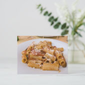 Italien, Positano Display Platte der rigatoni. Postkarte (Stehend Vorderseite)