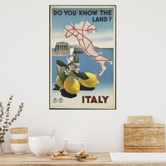Italien Poster (Küche)