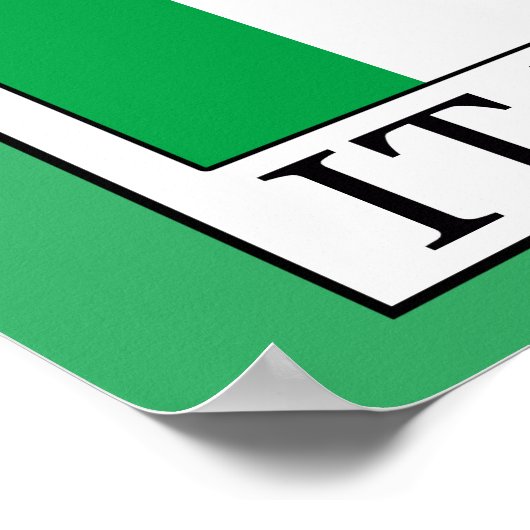 Italien Poster (Ecke)