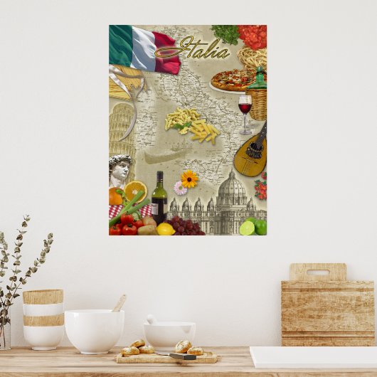 Italien Poster (Küche)