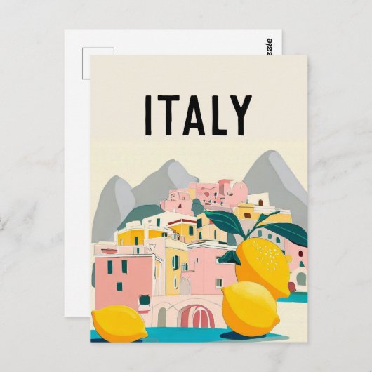 Italien Postkarte (Vorne/Hinten)