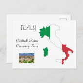 Italien Postkarte (Vorne/Hinten)