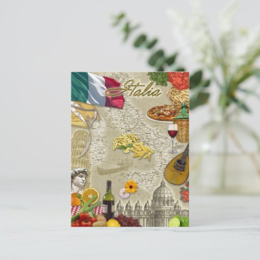 Italien Postkarte (Stehend Vorderseite)