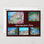 Italien - Postkarte (Vorne/Hinten)