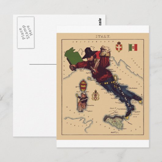 Italien Postkarte (Vorne/Hinten)