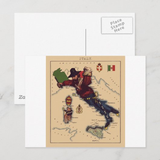 Italien Postkarte (Vorne/Hinten)