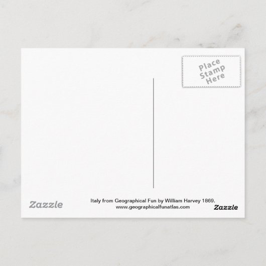 Italien Postkarte (Rückseite)