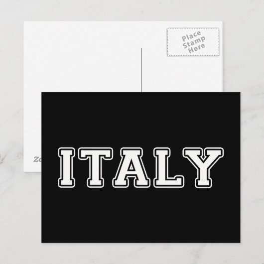 Italien Postkarte (Vorne/Hinten)