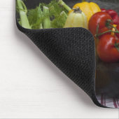 Italien, Provinz Brescia, Gargnano. Tabelle mit 2 Mousepad (Ecke)