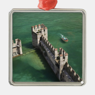 Italien, Provinz Brescia, Sirmione. Castello 3 Silbernes Ornament